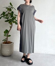 un dix cors | タックショルダー切り替えワンピース(ワンピース)