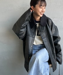 YOUSED（ユーズド）の「【WEB先行予約】[yoused/ユーズド] 別注 ドライバーズ レザージャケット（ライダースジャケット）」