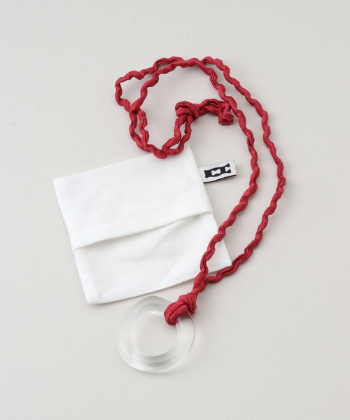 IENA(イエナ)の「AZUR/アズール Twisted Satin Silk Glass Necklace S ネックレス(ネックレス・レディース・カーキ/ボルドー・FREE)」の8枚目の写真