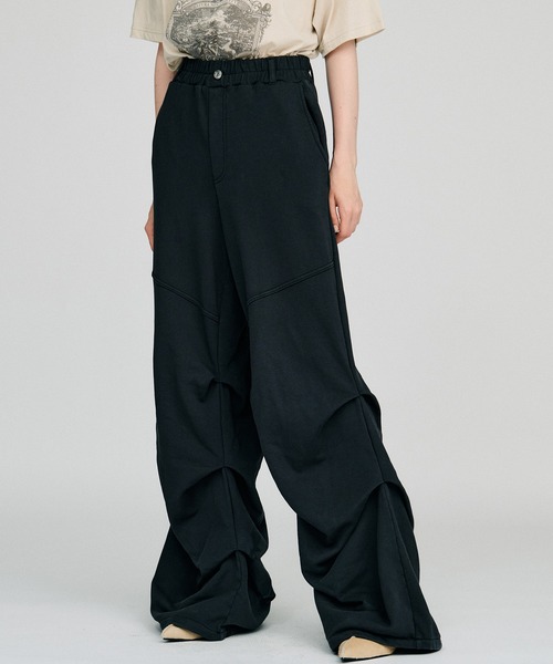 PRANK PROJECT(プランクプロジェクト)の「【2026Autumn Pre-Order】タッキングスウェットパンツ / Tucking Sweatpants(スウェットパンツ・レディース・ブルー/チャコールグレー・38/36)」の16枚目の写真