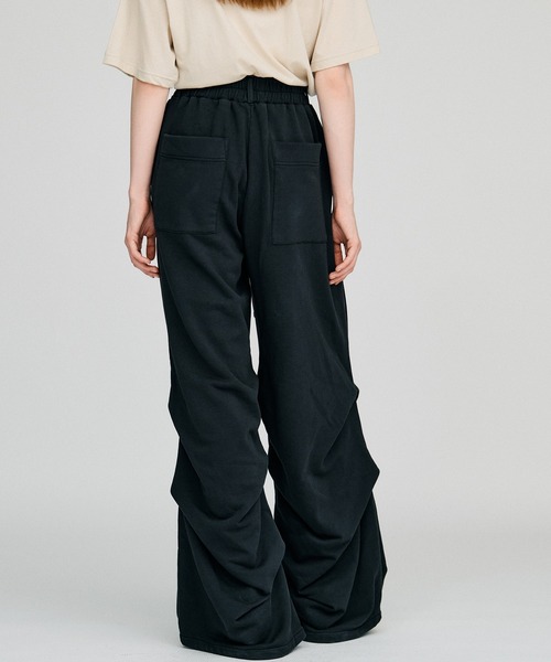 PRANK PROJECT(プランクプロジェクト)の「【2026Autumn Pre-Order】タッキングスウェットパンツ / Tucking Sweatpants(スウェットパンツ・レディース・ブルー/チャコールグレー・38/36)」の18枚目の写真
