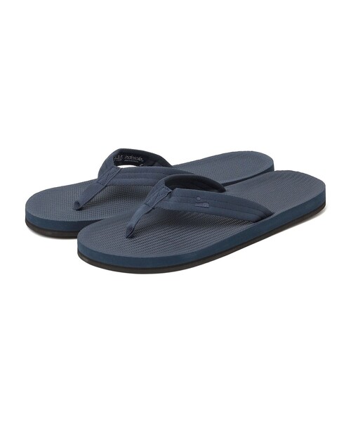 SHIPS any（シップス エニィ）の「indosole: EASY LIVING FLIP FLOPS ビーチ サンダル（サンダル・メンズ・ネイビー/ブラック/イエロー/ライトグレー/レンガ/マルチ・43/41）」の3枚目の写真