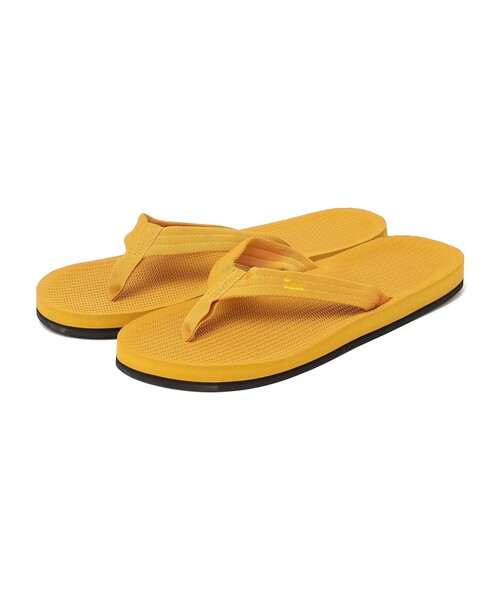SHIPS any（シップス エニィ）の「indosole: EASY LIVING FLIP FLOPS ビーチ サンダル（サンダル・メンズ・ネイビー/ブラック/イエロー/ライトグレー/レンガ/マルチ・43/41）」の4枚目の写真
