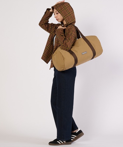 Eddie Bauer（エディーバウアー）の「ドラム ジムバッグ（ドラムバッグ・レディース・ピンク/ブラウン/グリーン・F）」の8枚目の写真