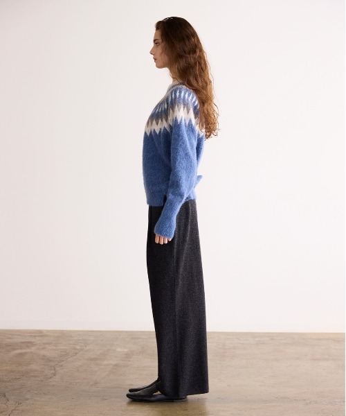 WALANCE(ワランス)の「ALPACA JACQUARD PULLOVER(ニット/セーター・レディース・ブルー/ブラウン・FREE)」の16枚目の写真
