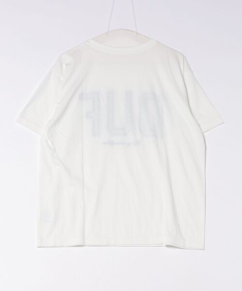 styiro（スタイロ）の「デニム風ロゴオーバーサイズ半袖Tシャツ 秋服（Tシャツ/カットソー・レディース・ライトグレー/ブラック/ホワイト・M/L）」の4枚目の写真