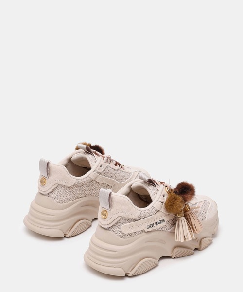 STEVE MADDEN（スティーブマデン）の「ファータッセルボリュームスニーカー/S.MADDEN POSSESSION-PP-XA（スニーカー・レディース・ブラック/アイボリー・22.5cm/23.0cm/23.5cm/23.5-24/24.0cm/24.5cm/25.0cm）」の12枚目の写真