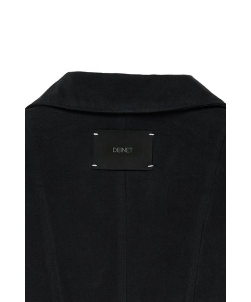 DEINET(ダイニット)の「DEINET BELTED COTTON JACKET IN BLACK(その他アウター・レディース・その他・FREE)」の5枚目の写真