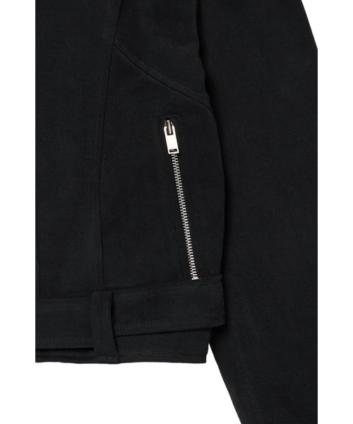 DEINET(ダイニット)の「DEINET BELTED COTTON JACKET IN BLACK(その他アウター・レディース・その他・FREE)」の6枚目の写真