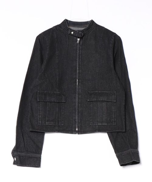 ROXY(ロキシー)の「ROXY x NANAHA DENIM JACKET デニムジャケット 【2026年秋冬モデル】(デニムジャケット・レディース・インディゴブルー/ブラック・LARGE/MEDIUM/SMALL)」の1枚目の写真