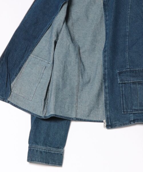 ROXY(ロキシー)の「ROXY x NANAHA DENIM JACKET デニムジャケット 【2026年秋冬モデル】(デニムジャケット・レディース・インディゴブルー/ブラック・LARGE/MEDIUM/SMALL)」の4枚目の写真