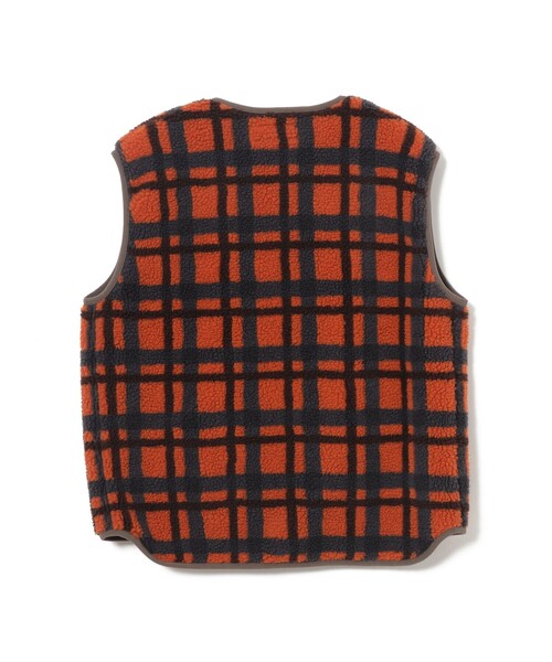 BEAMS BOY(ビームスボーイ)の「BOY ジャカード ボア プルオーバー ベスト(ベスト・レディース・オレンジ/マルチ・ONE SIZE)」の9枚目の写真