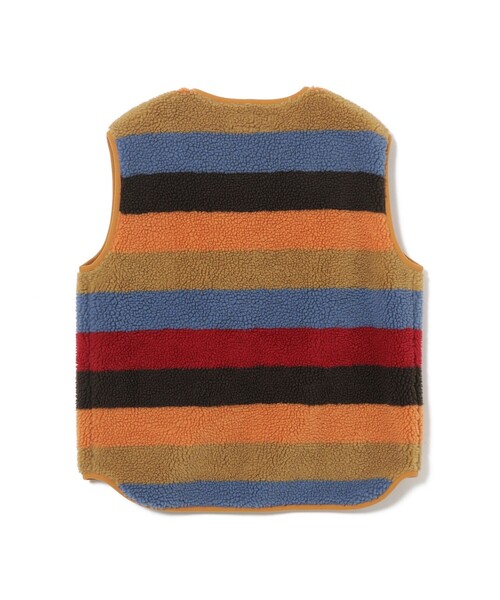 BEAMS BOY(ビームスボーイ)の「BOY ジャカード ボア プルオーバー ベスト(ベスト・レディース・オレンジ/マルチ・ONE SIZE)」の7枚目の写真