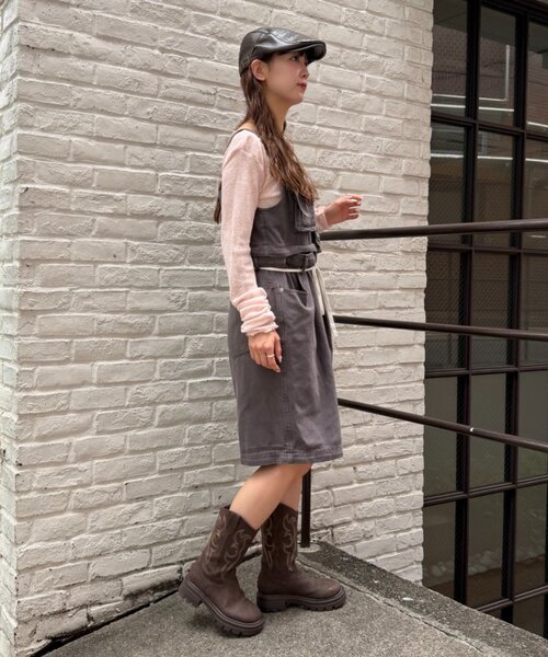 w closet(ダブルクローゼット)の「マルチWAYサロペット(その他パンツ・レディース・ブルー/イエロー/チャコールグレー/ピンク・FREE)」の11枚目の写真