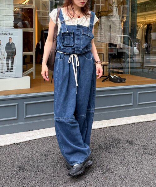 w closet(ダブルクローゼット)の「マルチWAYサロペット(その他パンツ・レディース・ブルー/イエロー/チャコールグレー/ピンク・FREE)」の13枚目の写真
