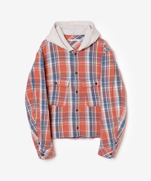 VEIN （ヴェイン）の「CO FLANNEL CHECK HOODED SHIRT（シャツ/ブラウス）」