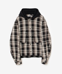 VEIN （ヴェイン）の「CO FLANNEL CHECK HOODED SHIRT（シャツ/ブラウス）」