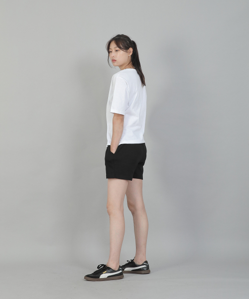 SAINTCREW(セントクルー)の「オーバーサイズソフトRネック半袖TシャツRSM-8A10ホワイト(Tシャツ/カットソー・レディース・その他・FREE)」の10枚目の写真