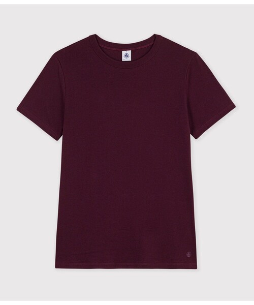 PETIT BATEAU(プチバトー)の「クルーネック半袖Tシャツ(Tシャツ/カットソー・レディース・ブルー/レッド・XX-SMALL/SMALL/X-SMALL/MEDIUM/LARGE)」の2枚目の写真
