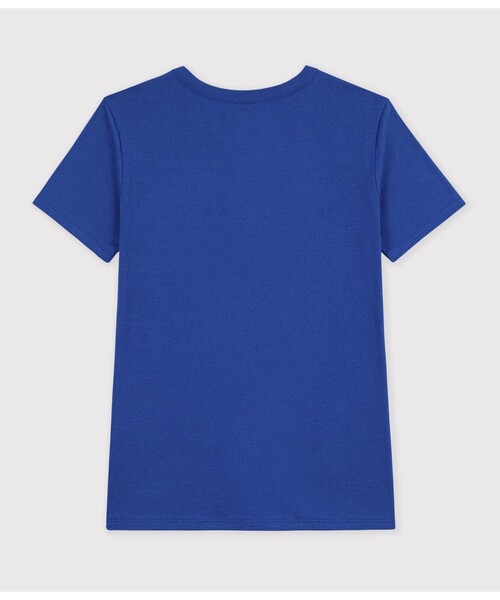 PETIT BATEAU(プチバトー)の「クルーネック半袖Tシャツ(Tシャツ/カットソー・レディース・ブルー/レッド・XX-SMALL/SMALL/X-SMALL/MEDIUM/LARGE)」の6枚目の写真
