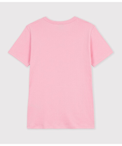 PETIT BATEAU(プチバトー)の「クルーネック半袖Tシャツ(Tシャツ/カットソー・レディース・ブルー/レッド・XX-SMALL/SMALL/X-SMALL/MEDIUM/LARGE)」の4枚目の写真