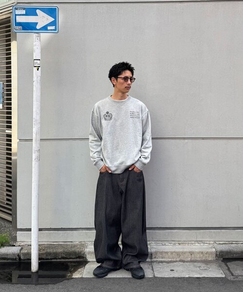 CIAOPANIC(チャオパニック)の「クロップドゲームスウェット(Tシャツ/カットソー・メンズ・ネイビー/グレー・LARGE/MEDIUM)」の6枚目の写真