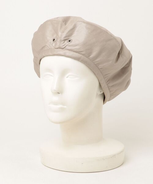 KIJIMA TAKAYUKI(キジマ タカユキ)の「REVERSIBLE BERET(ハンチング/ベレー帽・レディース・ベージュ/ダークベージュ・59cm/57cm)」の13枚目の写真