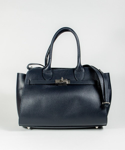AULENTTI（オウレンティ）の「【AULENTTI/オウレンティ】2WAY ハンドバッグ　ショルダーバッグ　ファスナー（ショルダーバッグ・レディース・ネイビー/ダークブラウン/ブラック・FREE）」の14枚目の写真