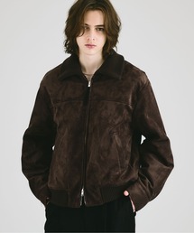 SELLE GLANT(�Z���O�����e)��SUEDE-LIKE QUILTED ZIP BLOUSON / �X�G�[�h���C�N�L���e�B���O�W�b�v�u���]��(�u���]��)