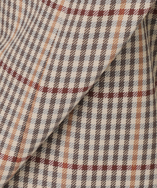 Spick & Span(スピックアンドスパン)の「《追加 / 一部店舗+WEB限定》Checked Barrel-leg Trousers(スラックス・レディース・ベージュ・38/36)」の15枚目の写真