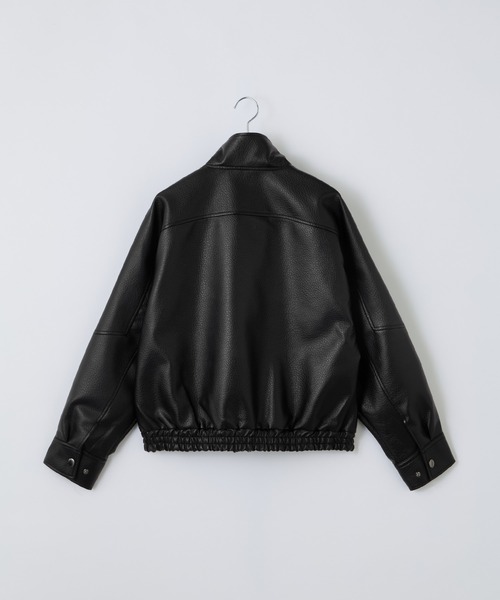 Loose/ルース（ルース）の「スタンドネック合皮ブルゾン（ブルゾン・メンズ・ワイン/ブラック・S/L/M）」の21枚目の写真