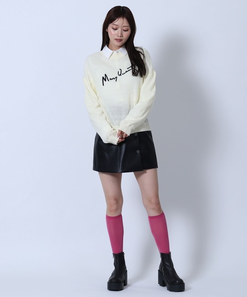 MARY QUANT(マリークワント)の「ラメハイ ソックス(ソックス/靴下・レディース・ピンク/グリーン/ブルー/ブラック・FREE)」の8枚目の写真
