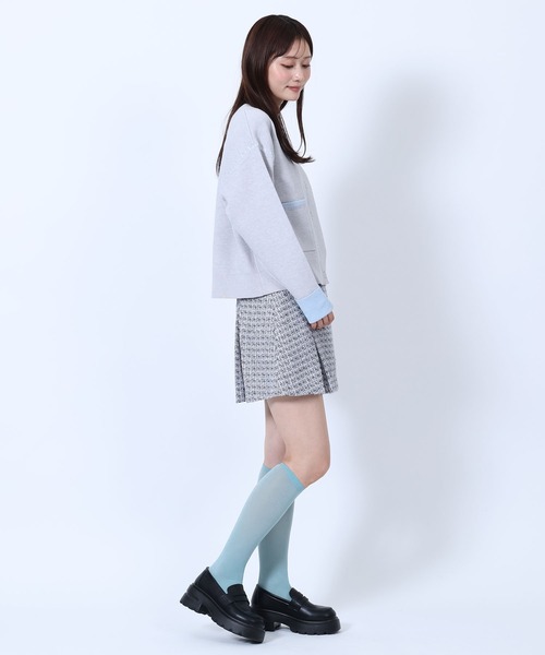MARY QUANT(マリークワント)の「ラメハイ ソックス(ソックス/靴下・レディース・ピンク/グリーン/ブルー/ブラック・FREE)」の15枚目の写真