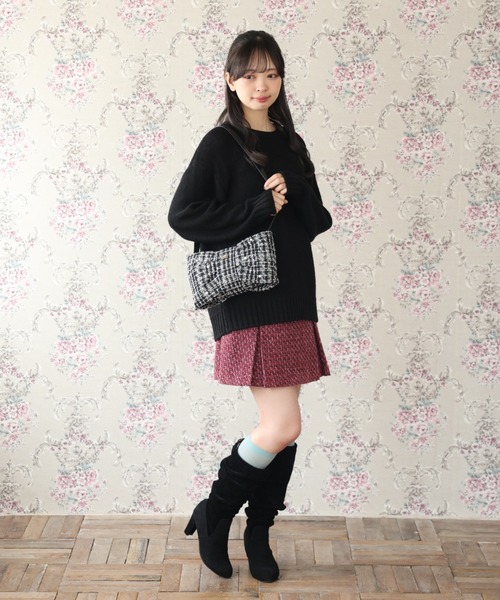 MARY QUANT(マリークワント)の「ラメハイ ソックス(ソックス/靴下・レディース・ピンク/グリーン/ブルー/ブラック・FREE)」の5枚目の写真
