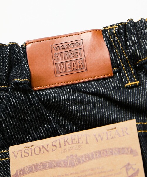 VISION STREET WEAR（ヴィジョンストリートウェア）の「VISION STREET WEAR/ヴィジョンストリートウェアー 限定展開 Rigid Double Knee PT / リジット ダブルニーパンツ（デニムパンツ・メンズ・インディゴブルー/ブラック・LARGE/X-LARGE/MEDIUM）」の8枚目の写真