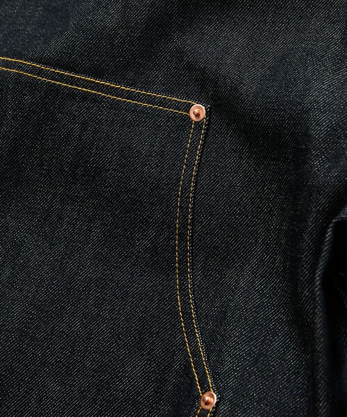 VISION STREET WEAR（ヴィジョンストリートウェア）の「VISION STREET WEAR/ヴィジョンストリートウェアー 限定展開 Rigid Double Knee PT / リジット ダブルニーパンツ（デニムパンツ・メンズ・インディゴブルー/ブラック・LARGE/X-LARGE/MEDIUM）」の9枚目の写真