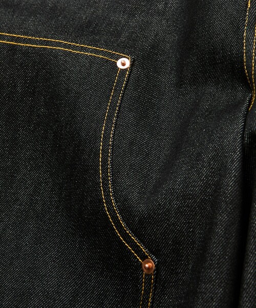 VISION STREET WEAR（ヴィジョンストリートウェア）の「VISION STREET WEAR/ヴィジョンストリートウェアー 限定展開 Rigid Double Knee PT / リジット ダブルニーパンツ（デニムパンツ・メンズ・インディゴブルー/ブラック・LARGE/X-LARGE/MEDIUM）」の11枚目の写真