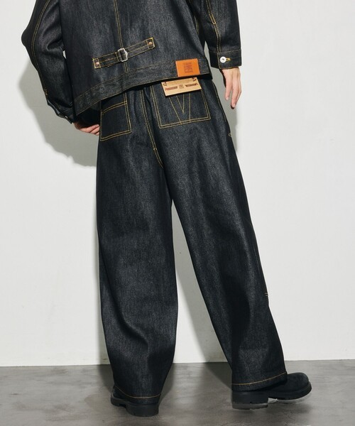VISION STREET WEAR（ヴィジョンストリートウェア）の「VISION STREET WEAR/ヴィジョンストリートウェアー 限定展開 Rigid Double Knee PT / リジット ダブルニーパンツ（デニムパンツ・メンズ・インディゴブルー/ブラック・LARGE/X-LARGE/MEDIUM）」の20枚目の写真