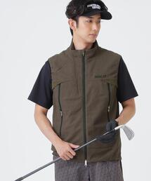 MASTER BUNNY EDITION（マスターバニーエディション）の「ミアチェックジャガードフルジップスタンドベスト (MENS)（その他）」