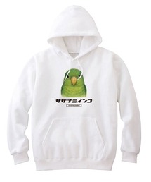 Moftique（モフティック）の「Moftique（モフティック） プルパーカー スウェット 裏毛 サザナミインコ 鳥 ペット アニマル プリント トップス メンズ ユニセックス（パーカー）」
