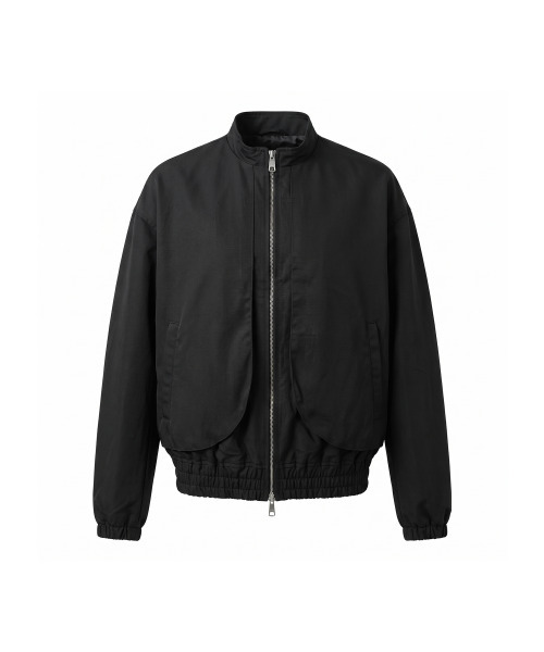 GREIIGE(グレイジ)の「ブラック クロップド パラシュート ボンバー(ブルゾン・メンズ・その他・LARGE/X-LARGE)」の1枚目の写真