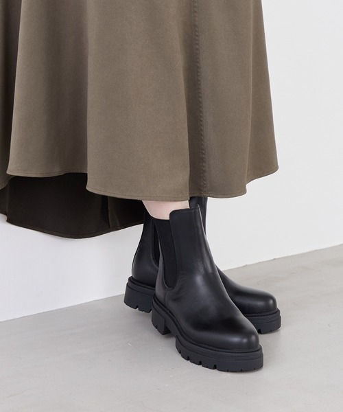 REMME(レメ)の「【REMME】サイドゴアブーツ-Side gore boots(ブーツ・レディース・ブラック・37/38)」の3枚目の写真