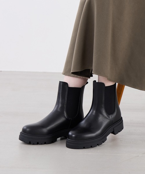 REMME(レメ)の「【REMME】サイドゴアブーツ-Side gore boots(ブーツ・レディース・ブラック・37/38)」の4枚目の写真