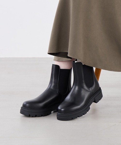 REMME(レメ)の「【REMME】サイドゴアブーツ-Side gore boots(ブーツ・レディース・ブラック・37/38)」の5枚目の写真