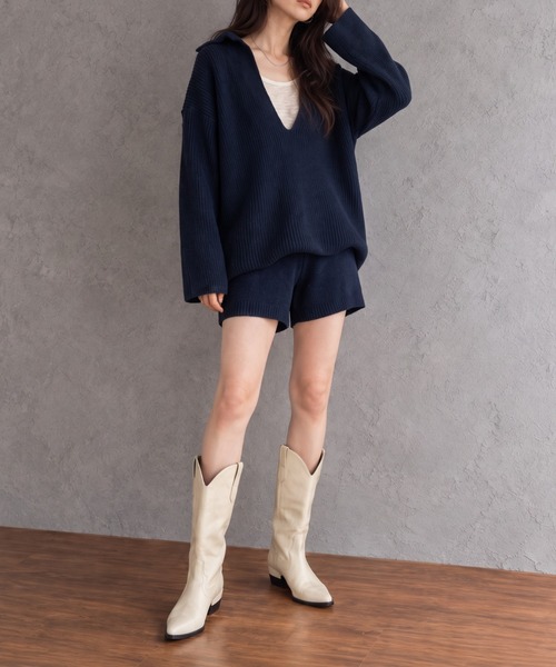 モデル身長：158cm (痩せ型)
着用サイズ：FREE(ボトムスはSサイズ寄り。採寸情報を合わせてご確認ください)