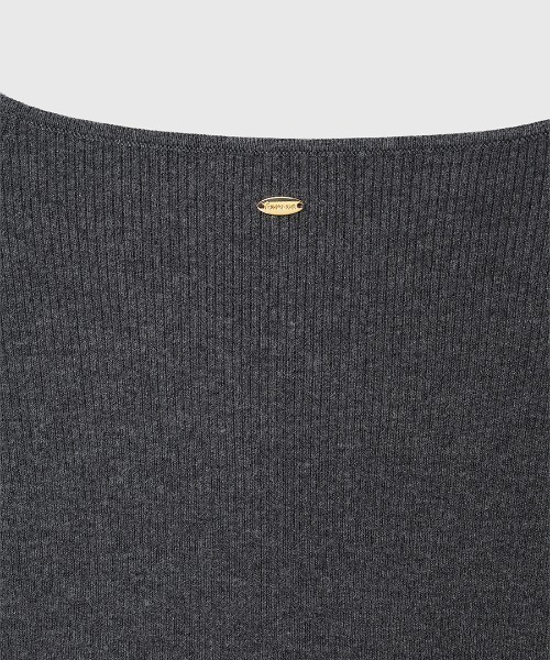 anuans（アニュアンス）の「【WEB限定】シルクカシミヤブレンドフィットリブボートネックリブニット（ニット/セーター・レディース・アイボリー/ブラック/グレー・FREE）」の21枚目の写真