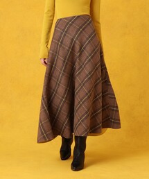 リバーチェックスカート