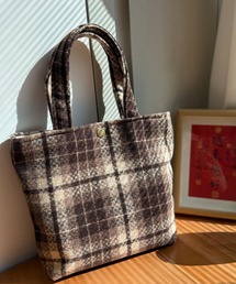 Mignonjour/チェック柄ミニトートバッグ M2987