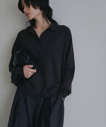 STUDIOUS（ステュディオス）の「【anuke/アンヌーク】Highgauge Polo Tops/ハイゲージポロトップス（ポロシャツ）」