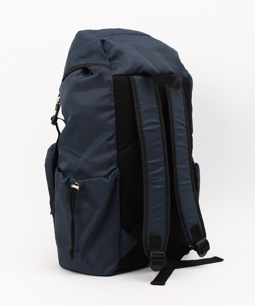 NANO universe（ナノユニバース）の「F/ナイロンリュック（バックパック/リュック・メンズ・ネイビー/キャメル/ブラック・FREE）」の4枚目の写真